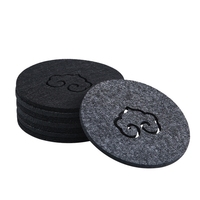 Sous-verres personnalisés en feutre pour table, sous-verres pour tasses et boissons sur mesure