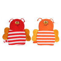 Nouveaux accessoires de bain pour enfants à vendre, design animal, dessin animé lion, gant de bain exfoliant pour enfants