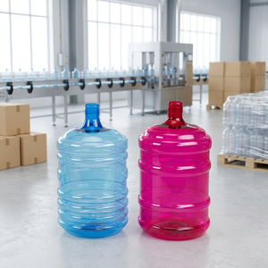 Botella Redonda de PET de 20 Litros con Tapa Fácil de Abrir para Almacenamiento y Envasado de Agua - Product Image 4