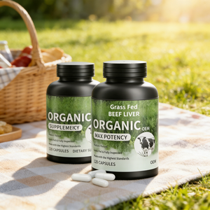 Cápsulas de Hígado de Res Halal OEM de China, Mejoran la Inmunidad, 60 Cápsulas, Alimentadas con Pasto, para Adultos - Product Image 4