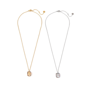 Collar con Colgante Angelina B, Oro, Plata, Acero Inoxidable, Cadena de Serpiente Minimalista, Circonita Cúbica, Uso Diario, Unisex, Regalo - Product Image 4