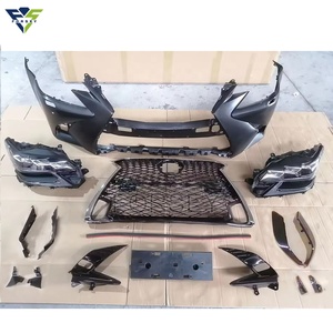 Gs250 Gs300 Gs350 Gs400 Gs450 2012-2015 à 2018 Avec 3 Oeil Phare Facelift Bodykit Pare-chocs Avant Grille Set - Product Image 6