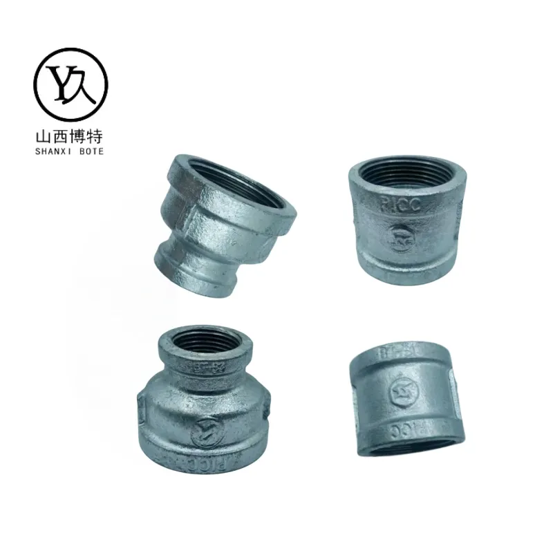65 Reducing Coupling Galvanized Iron Pipe Fitting Factory supply Ferrule Straight Malleable Cast Iron Fitting Pipe Fitting