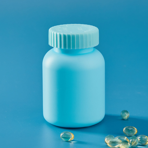 A vitamina da cápsula plástica do suplemento 200g engarrafa a cor azul amarela roxa do verde com etiqueta garrafa plástica da tabuleta do comprimido 200g - Product Image 5