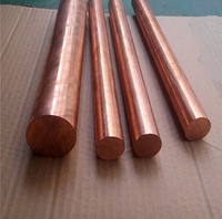 ASTM C12200 C12100 C11000 99.99% barres de cuivre carrées rondes pures tige plate en cuivre barre omnibus en cuivre de 8mm