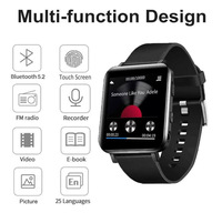 Pemutar Musik Mp3 Mini Clip Olahraga Dengan Tali Jam Tangan