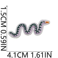 Patchs thermocollants brodés sur le thème de la forêt fantastique, animaux (tigre, crocodile), plantes, et patchs brodés avec logo personnalisé pour sacs et chapeaux