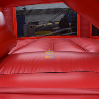 Château gonflable commercial en PVC de 0,55 mm, résistant aux déchirures, garantie 3 ans, idéal pour les centres de jeux à fort trafic