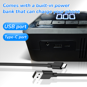 Richtek 12V Hiệu Quả Cao Nhựa Bè Lốp <span class=keywords><strong>Inflator</strong></span> Nhanh Thổi phồng Kỹ Thuật Số Đo Áp Suất Tiếng Ồn Thấp 130W Điện Cho Xe Thuyền - Product Image 3