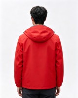 Veste imperméable à capuche unisexe pour l'hiver, doublure en polaire chaude, coupe-vent, vêtements d'extérieur pour une utilisation en extérieur, taille plus, séchage rapide