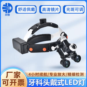 Lámpara frontal dental con lupa de 7W de alta definición para clínica dental, cirugía, ortopedia y otorrinolaringología - Product Image 5