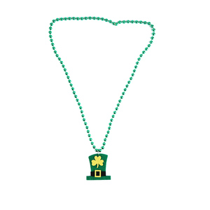 Collier de fête irlandaise pour la Saint-Patrick avec chapeau décoratif, idéal pour les festivités du jour de la Saint-Patrick – Vente chaude - Product Image 6