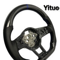 Volant personnalisé en fibre de carbone adapté aux Volkswagen Golf, MK7, MK6, MK5 Passat, Bora, Polo, Sagitar GTI GTD TDI