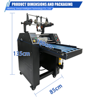 Machine à plastifier hydraulique, équipement de plastification de papier robuste, adapté aux couvertures de livres, aux affiches et à l'impression d'emballages