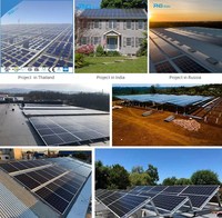 Panel Surya Bifacial Jinko 580W 600W Panel Surya PV Paling Bertenaga untuk Listrik Rumah