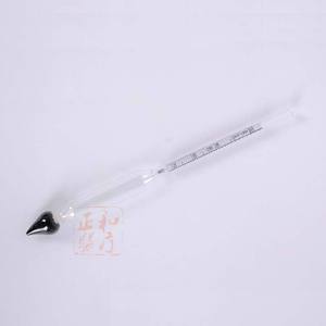 Alcohol Hydrometer 0-100 Degrees Glass Concentration Meter For Liquor Measurement - Product Image 3