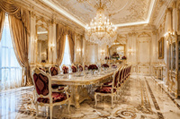 Service de conception 3D pour toute la maison, décoration intérieure de villa classique de luxe, solution clé en main