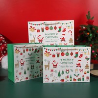 Neue Weihnachtsgeschenk-Papiertüten Weiße Karton-Luxus-Geschenktaschen für Festliche Anlässe Schal-Tragetasche mit Individueller Bedruckung