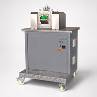 Machine de granulation de plastique, broyeur de laboratoire à deux rouleaux, mélangeur de composés de caoutchouc NBR EPDM, granulation, test d'échantillons, chauffage électrique, CE ISO