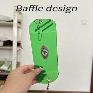 SNEDA 8 \ "LED Fish Attractor Flasher Dual-<span class=keywords><strong>Fin</strong></span> Lighted Trolling Diving Board para pesca con mosca en alta mar Targeting Bass Made Iron - Product Image 5