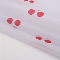 Papier personnalisé en soie et coton, emballage cadeau avec logo blanc, emballage noir, 5 pièces