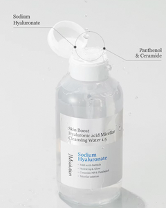 [Envío desde EE. UU.] JMSOLUTION SKIN BOOST HYALURONIC ACID MICELLAR CLEANSING WATER 1.5 Hecho en Corea Venta al por Mayor de Productos Coreanos para el Cuidado de la Piel - Product Image 5