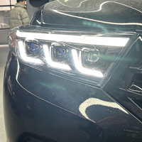 Ensemble de phares LED modifiés pour Toyota Highlander 2012-2014, projecteur DRL, clignotant séquentiel, animation bleue, plug-and-play