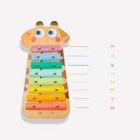 Wholesale Musical Instruments Set With Xylophone Whistle Wooden Musical Toy for Kids