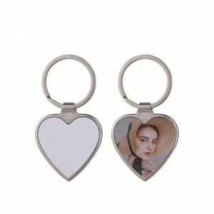 JW8577 Sublimation <b>Blanks</b> Keychain Rectangle Sublimation Transfer <b>Blanks</b> with Metal Round Key <b>Rings</b> for Heat Press - Product Image 4