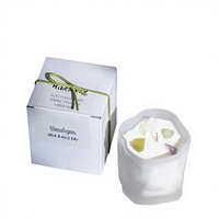 Vela Aromática de Cera de Soja en Frasco de Vidrio, Diseño Creativo de Hadas de Cristal, Aromaterapia Sensorial Avanzada, Biodegradable, Hecha a Mano, Moderna, para Acción de Gracias y Diwali