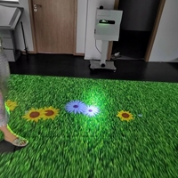 Projection holographique interactive sur le sol/sol de la salle, projection immersive en 3D pour gâteau de fête de mariage