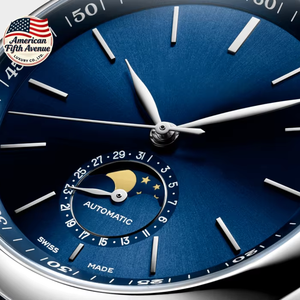 Montre mécanique de sport de loisirs pour homme, boîtier en acier inoxydable, étanche à 30 m, lumière nocturne, réserve de marche, aiguille - Product Image 2