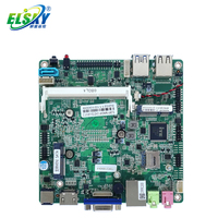ELSKY 120mm x 120mm NANO-ITX carte mère NANO4F avec CPU 4th Core i3 i5 i7 processeur 2LAN 6COM 8USB FCBGA1168 LVDS VGA