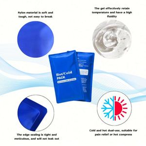 Sac de compression chaud et froid réutilisable de haute qualité, personnalisable, avec gel en nylon pour soulager la douleur - Product Image 2