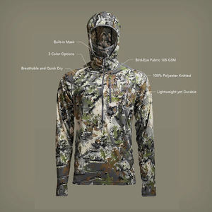 Custom <span class=keywords><strong>Fishing</strong></span> Apparel Hoodie Oem À Prova D' Água Respirável Quick Dry Máscara 1/4 Zipper Performance <span class=keywords><strong>Fishing</strong></span> Hoodie - Product Image 4