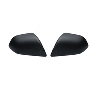 Protection de rétroviseur latéral en fibre de carbone et ABS durable pour Tesla Model Y 2021-2024, coque de rétroviseur, prix usine, faible MOQ, marque privée
