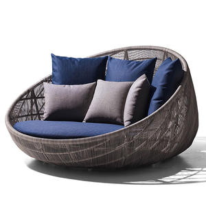 Sofá Columpio de Jardín Moderno y Cómodo, Muebles de Exterior, Sofá de Ratán, Superventas - Product Image 1