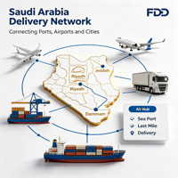 Agent maritime fret maritime de Chine vers l'Arabie Saoudite FCL DDP Service d'expédition de conteneurs porte-à-porte Chinois en vrac