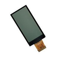 Layar LCD TFT Reflektif SWI Manufacturing Outdoor 2,13 inci 122x250, Tampilan Daya Rendah Putih/Hitam, Dapat Dibaca di Bawah Sinar Matahari