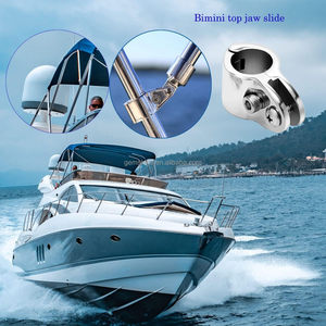 Herraje marino de acero inoxidable para toldo de barco, con riel deslizante articulado y pasador para toldo bimini - Product Image 3