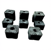 Machine à briquettes de charbon de bois FireMax Green Square Black - Utilisation pour barbecue, haute valeur calorifique 8500, faible teneur en cendres 5%