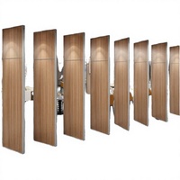 Cloison pliante insonorisée mobile à haute isolation acoustique, séparateur de pièce insonorisé détachable pour bureau, hôtel, salle de conférence