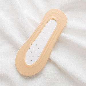 Women Lace Socks Cotton Soled Boat Style Summer Thin Ice Silk Invisible Anti Slip Shallow Opening Regular Casual Socks - Product Image 5