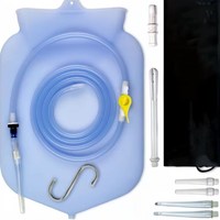 Kit de lavement anal et vaginal en silicone de 2000 ml pour adultes