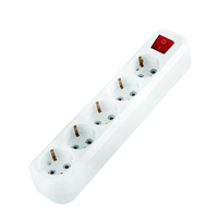 Wellsdiy EU Extension Socket 1.5-5M Cordons Personnalisé 10A 250V Power Socket Portable Power Strip