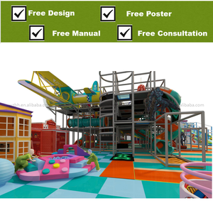 Baihe Phổ Biến Kích Thước Lớn Trẻ Em Trong Nhà Sân Chơi Gia Đình Giải Trí Trẻ Em Mềm Chơi Trung Tâm Với Lớn Slide Cho Bán - Product Image 5