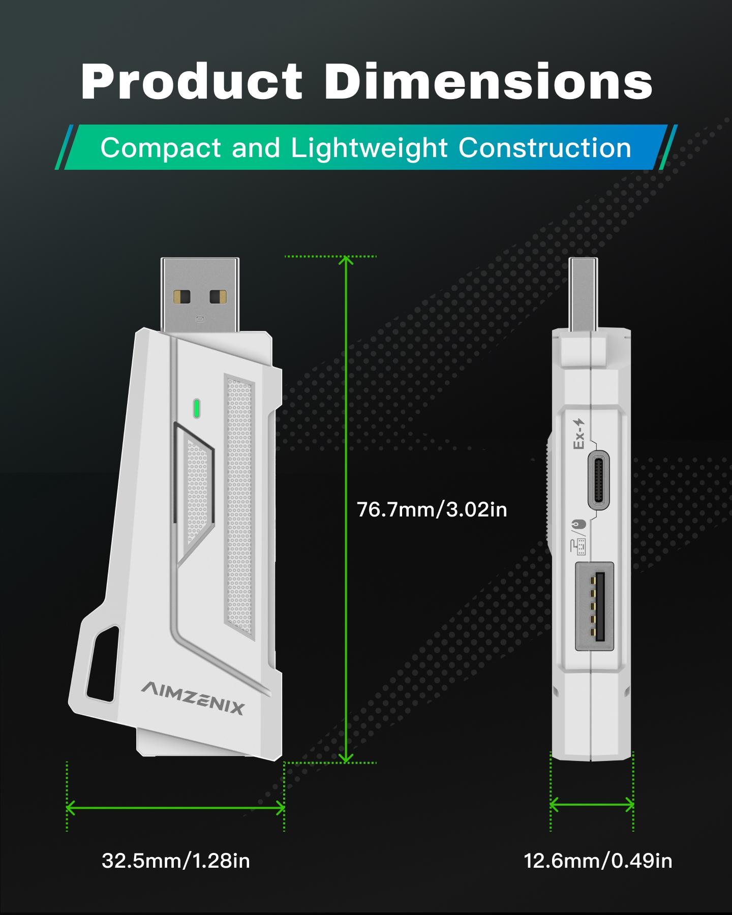 Gamwing AX200 PC Gaming K&M Converter/Adapter, App Customization