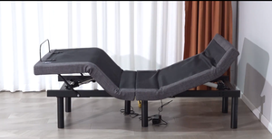 <span class=keywords><strong>Letto</strong></span> Elettrico Regolabile Facile da Montare con 3 Motori Okin, Inclinazione Testa Singola, Pieghevole, con Porte di Ricarica USB Tipo C - Product Image 4