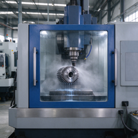 Ensemble d'engrenages hélicoïdaux et à vis sans fin en acier inoxydable 440C sur mesure, usinés CNC, avec arbre d'engrenage de précision à faible jeu pour réducteur de boîte de vitesses OEM