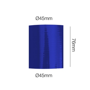 Tubi Flessibili per Liquido di Raffreddamento Blue Manitor, Diritto con Manicotto, Diametro Interno 0,76mm, Lunghezza 45mm - Product Image 1